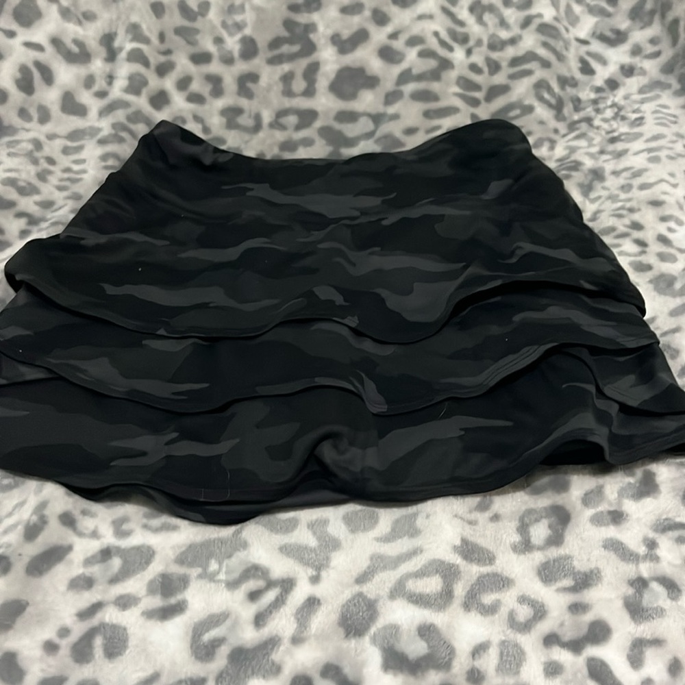 Athleta Girl Camo Lux Swing Skort